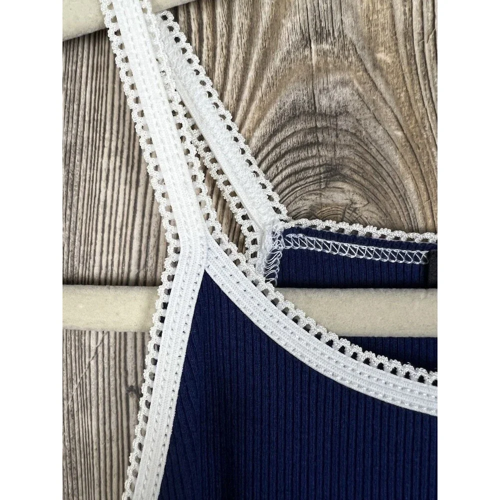 Forever 21 Body Con Midi Dress Navy Blue SMALL Model Off Duty‎ Low Key Sexy Y2K